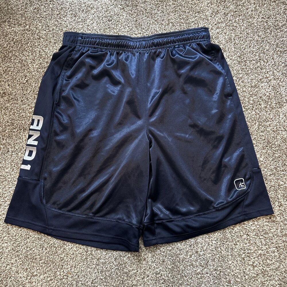 And 1 Vintage Y2K Dazzle Shorts Basketball Large Silky Baggy Shiny Shimmer And1